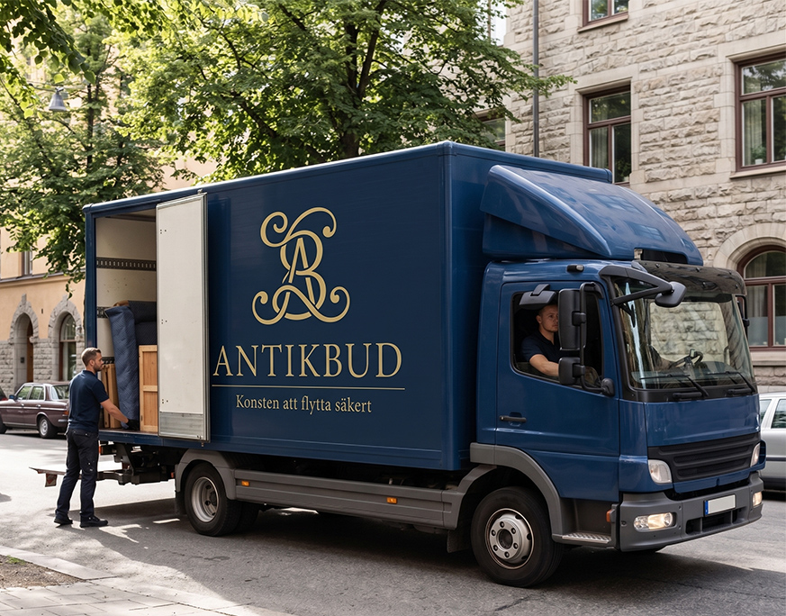 Antikbud flyttbil